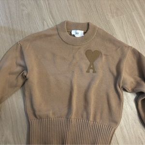 Ami beige knit sweater